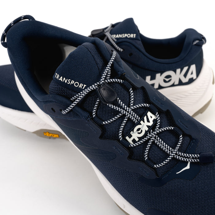 Men's HOKA Transport Lightweight Slip-On Sneaker in Varsity/Navy