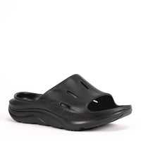 HOKA Ora Slide 3 EVA Cushioned Recovery in Black - Unisex