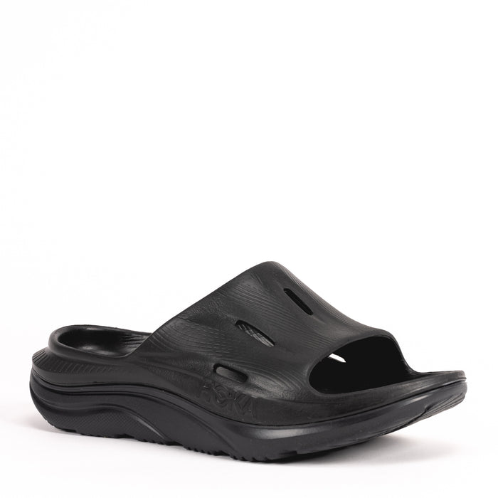 HOKA Ora Slide 3 EVA Cushioned Recovery in Black - Unisex