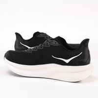 Men's HOKA Mach 6 Running Shoe in Black/White