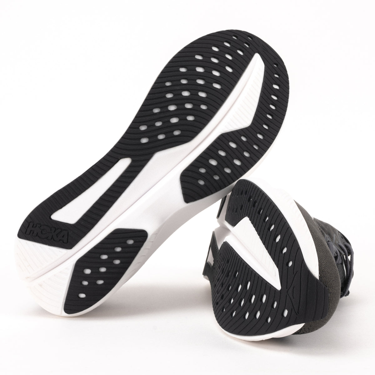 Men's HOKA Mach 6 Running Shoe in Black/White