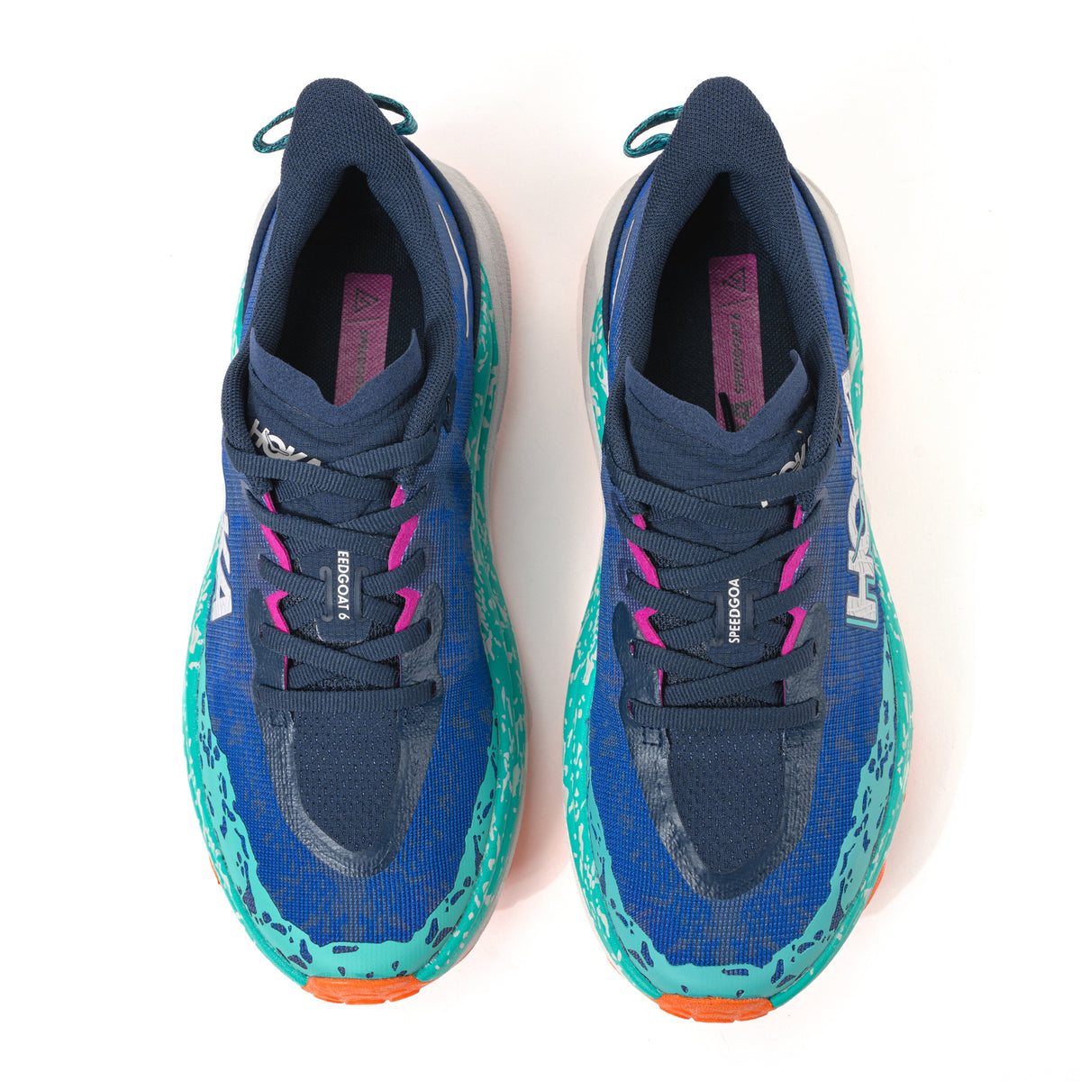 Women's HOKA Speedgoat 6 Trail Sneaker in Varsity/Meteor