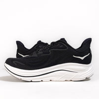 Men's HOKA Clifton 10 Lightweight Running Shoe in Black/White