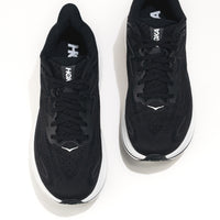 Women's HOKA Clifton 10 Lightweight Running Shoe in Black/White