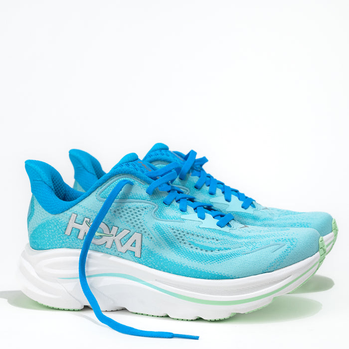 Women's HOKA Clifton 10 Lightweight Running Shoe in Skyward/Cielo Blue