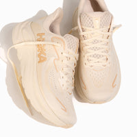Women's HOKA Clifton 10 Lightweight Running Shoe in Vanilla/Birch