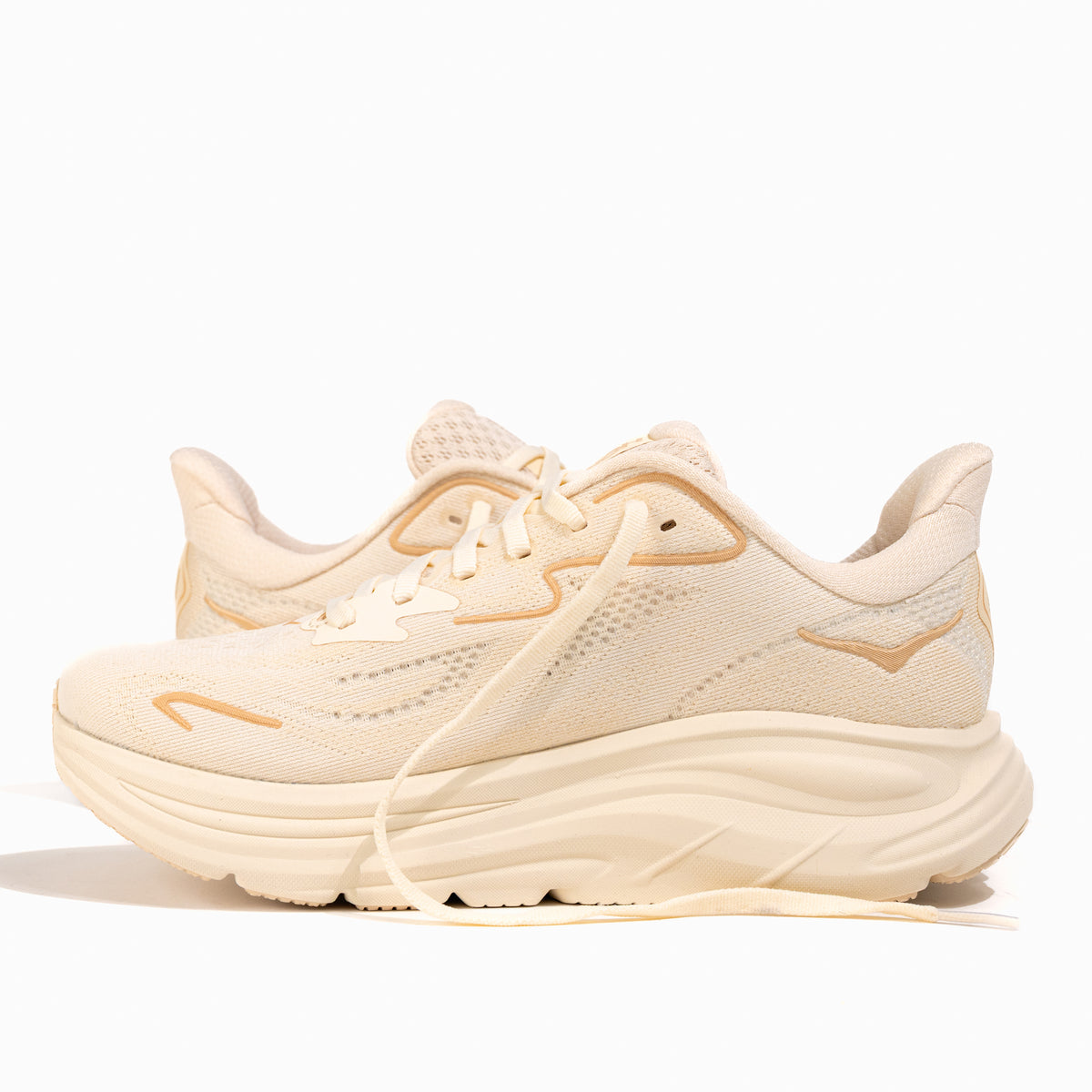 Women's HOKA Clifton 10 Lightweight Running Shoe in Vanilla/Birch
