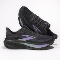 Women’s Brooks Ghost 17 Road‑Running Shoe in Grey/Clearwater/Purple