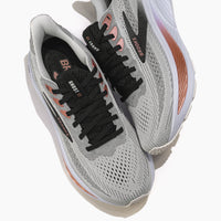 Women’s Brooks Ghost 17 Road‑Running Shoe in White/Black/Rose Gold