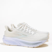 Women’s Brooks Ghost 17 Road‑Running Shoe in White/White/Grey