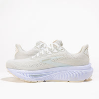 Women’s Brooks Ghost 17 Road‑Running Shoe in White/White/Grey