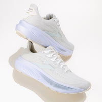 Women’s Brooks Ghost 17 Road‑Running Shoe in White/White/Grey