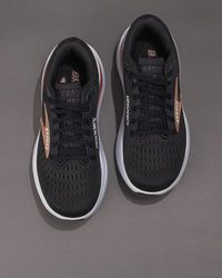 Women’s Brooks Ghost Max 3 – Max Cushion Neutral Trainer in Black/Rose Gold