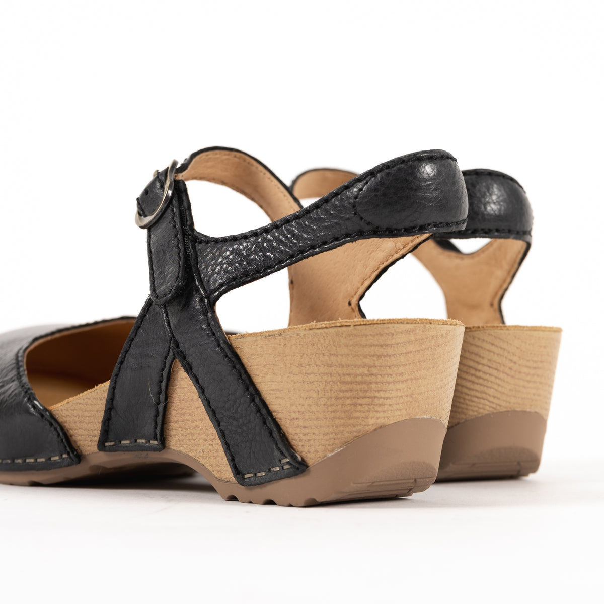 TIFFANI - BLACK - LEATHER