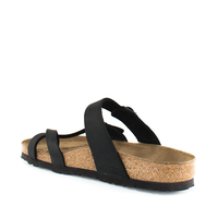 Women's Birkenstock Mayari Sandal in Black Oiled Leather 0171481