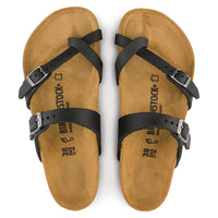 Women's Birkenstock Mayari Sandal in Black Oiled Leather 0171481