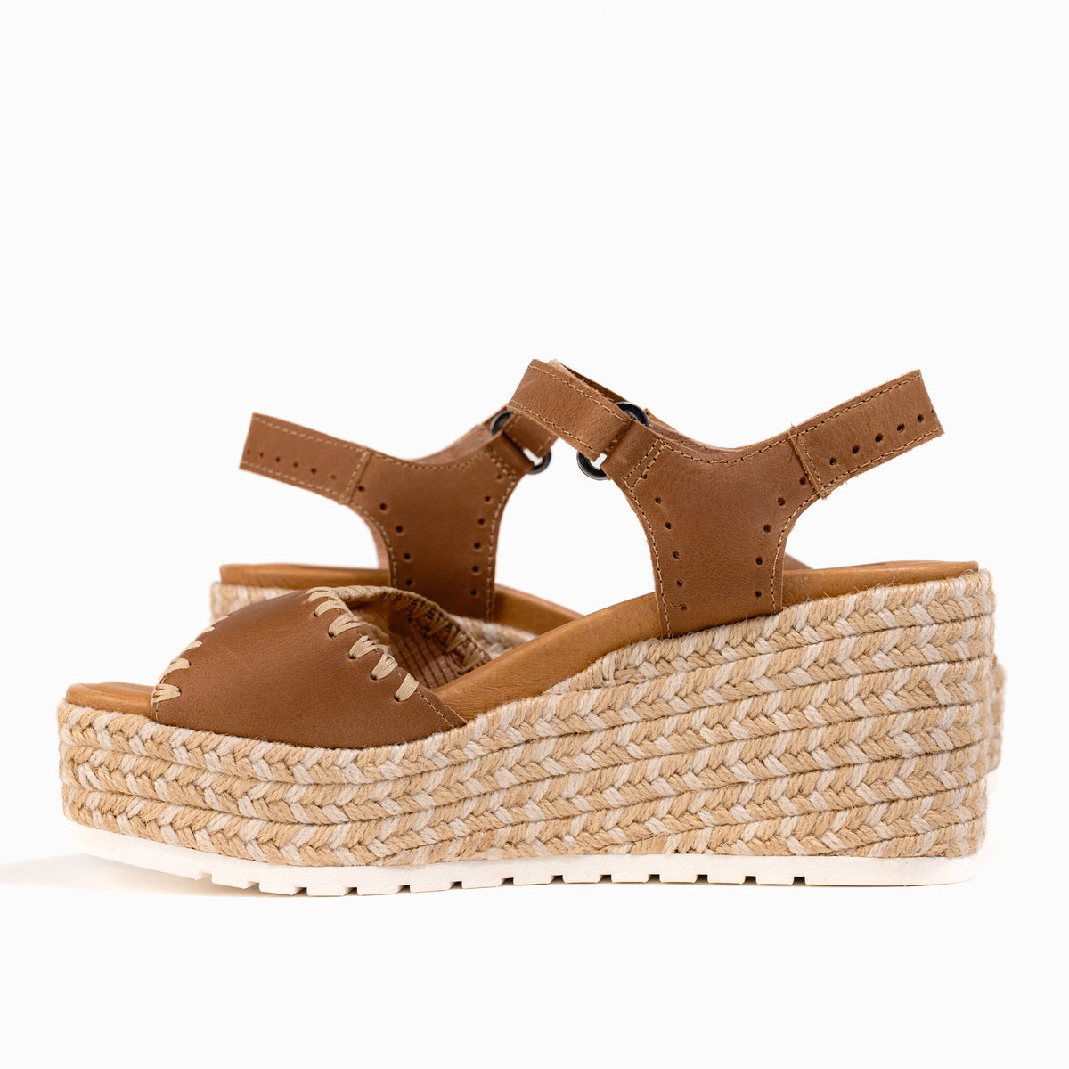 Women's Naot Blanes Wedge Sandal in Latte Leather