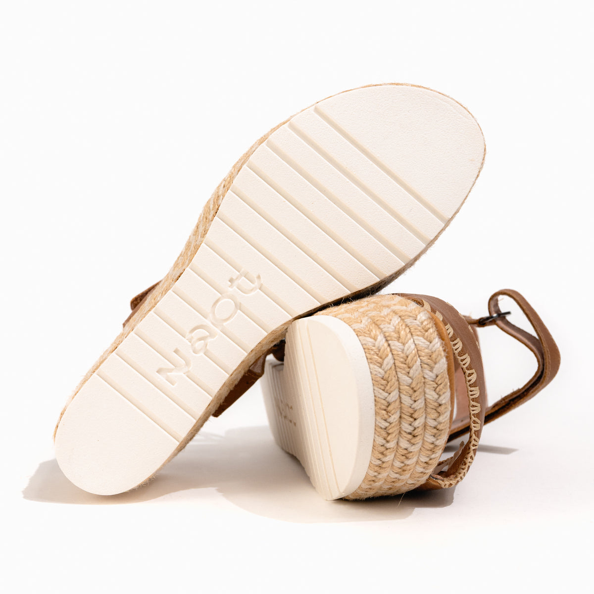Women's Naot Blanes Wedge Sandal in Latte Leather