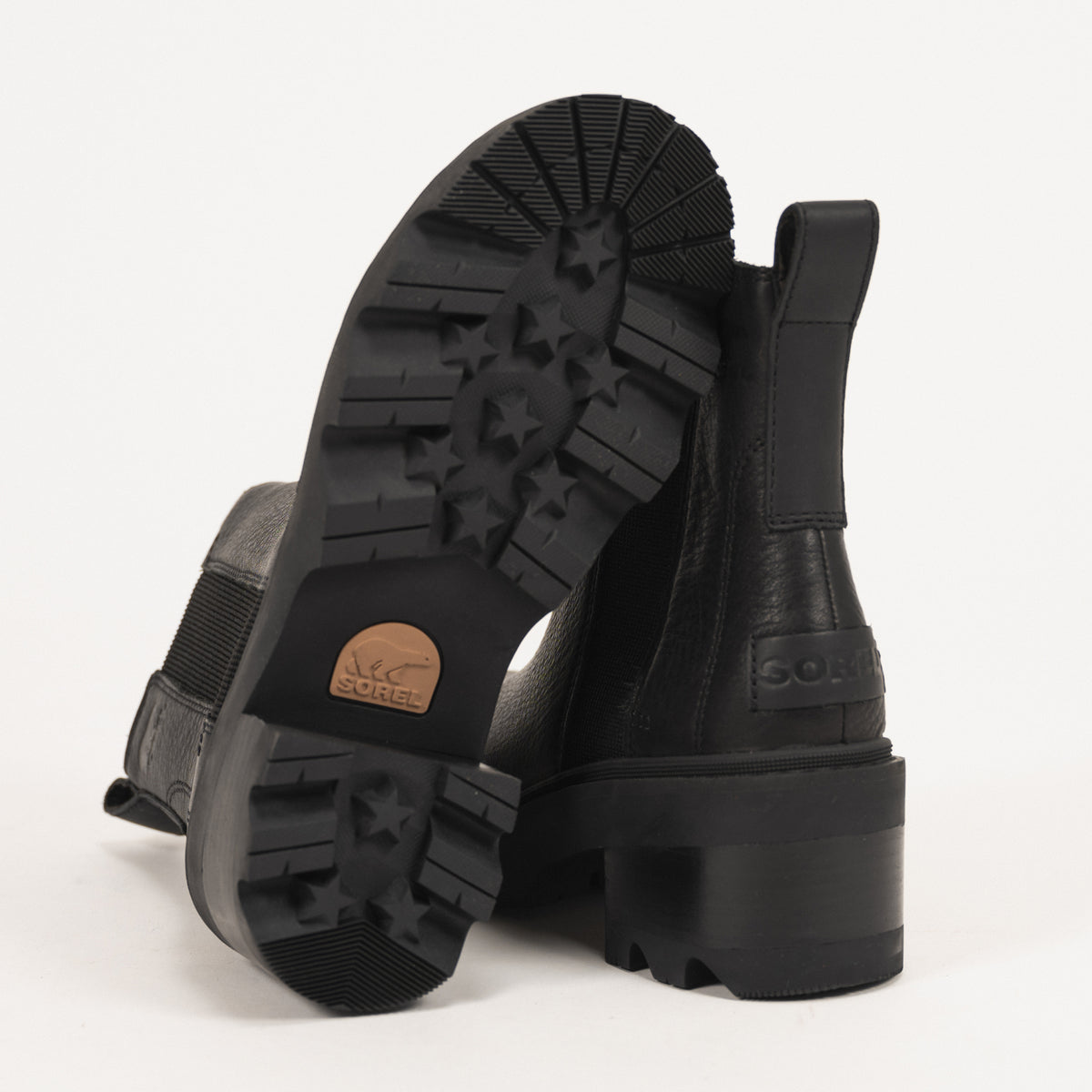 JOAN NOW CHELSEA - BLACK - LEATHER