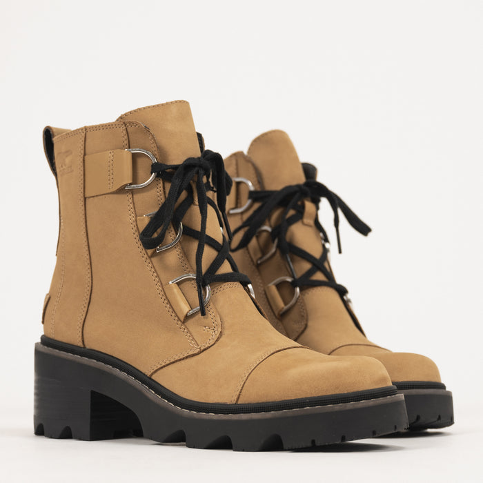 JOAN NOW LACE - CARIBOU - LEATHER