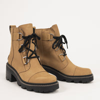 JOAN NOW LACE - CARIBOU - LEATHER