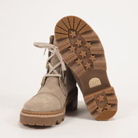 JOAN NOW LACE - OMEGA TAUPE - LEATHER