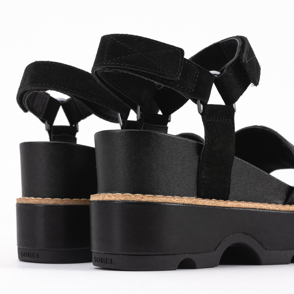 JOANIE IV ANKLE - BLACK - LEATHER/SUEDE