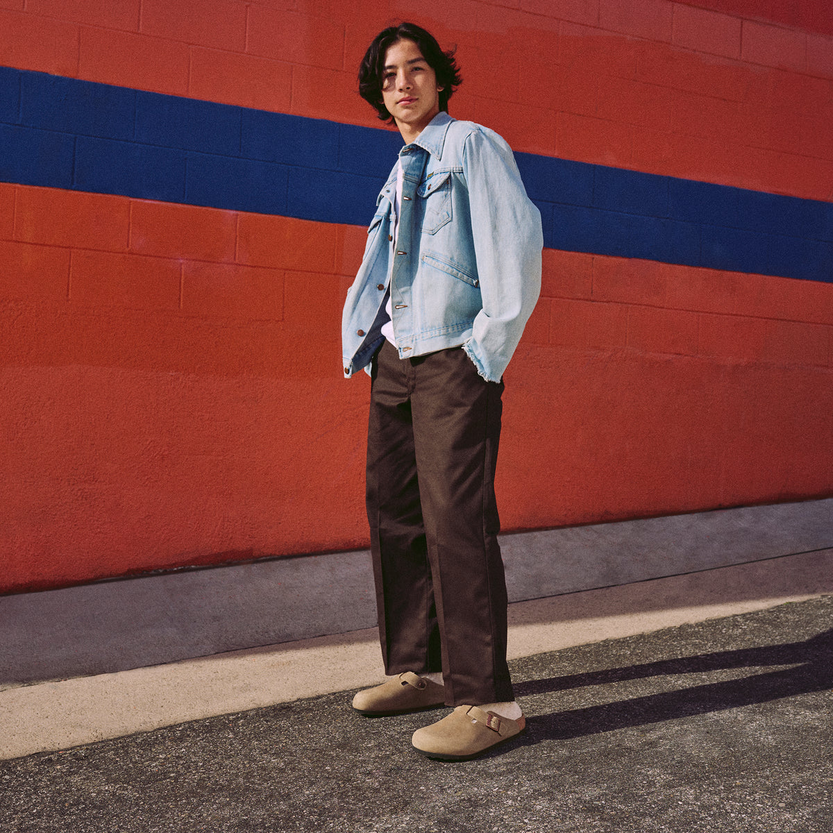 BOSTON SOFT CLOG - TOBACCO - OIL LEATHER