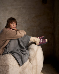 Birkenstock Florida Vegan Flex Platform Sandal in Zinfandel Birko-Flor