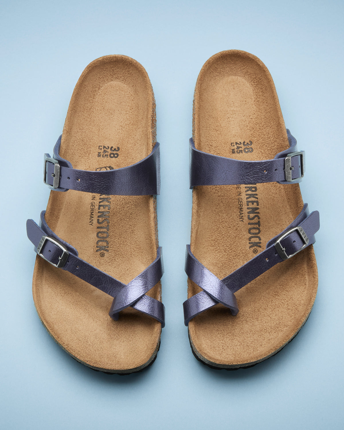 Birkenstock Mayari Sandal in Graceful Midnight Blue Birko-Flor