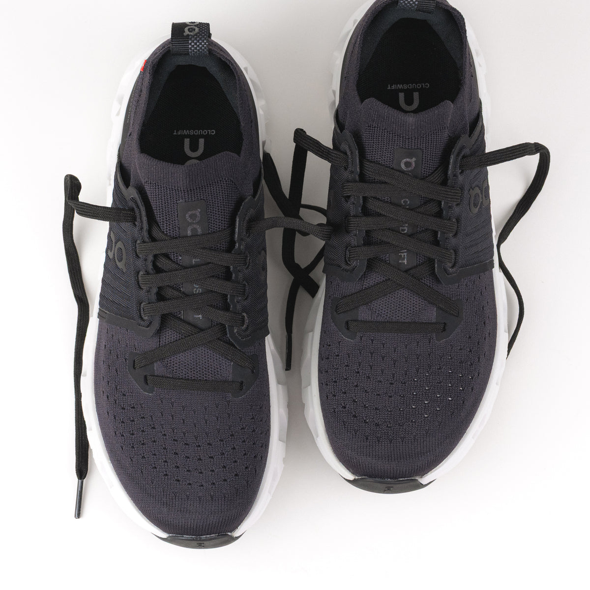 Women's On Running Cloudswift 4 Road Running Shoe in Black/White