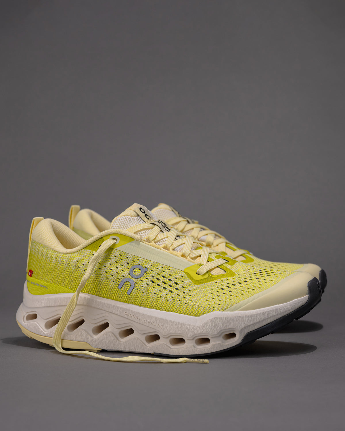 Women's On Cloudsurfer Trail 2 Hiking Shoe – Plush Trail Running Comfort in Ivory/Lime