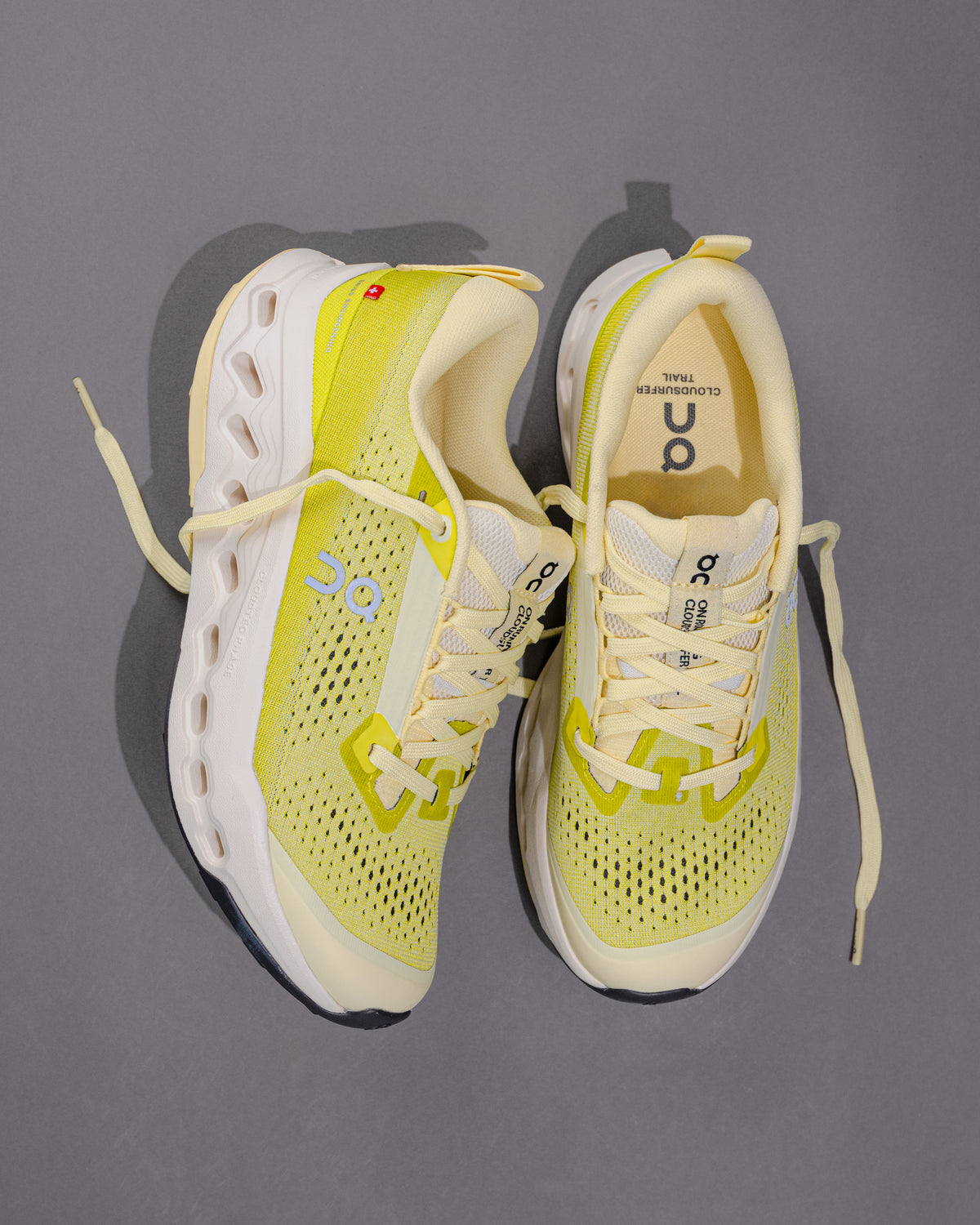 Women's On Cloudsurfer Trail 2 Hiking Shoe – Plush Trail Running Comfort in Ivory/Lime