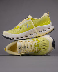 Women's On Cloudsurfer Trail 2 Hiking Shoe – Plush Trail Running Comfort in Ivory/Lime