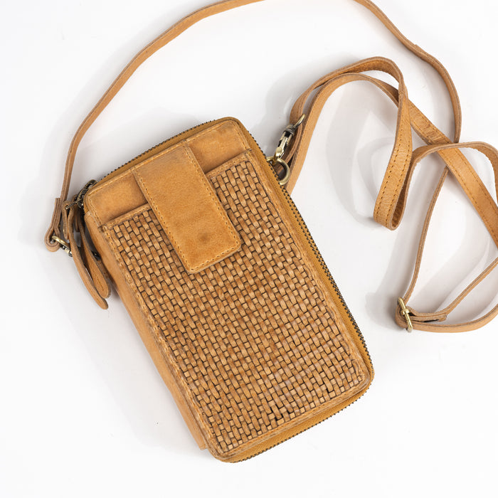 ELLA CROSSBODY - BUCKSKIN - LEATHER