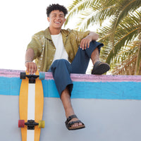 Birkenstock Arizona Soft Footbed in Iron Oiled Leather