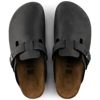 BOSTON CLOG - BLACK - OIL LEATHER