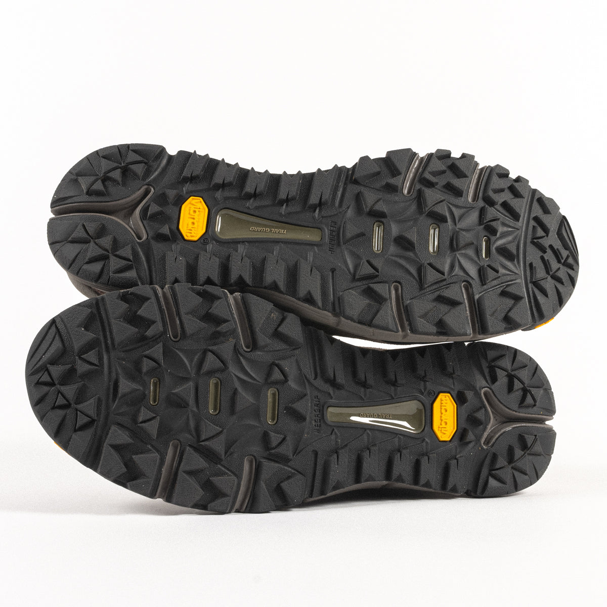 Slip-resistant Vibram sole on the Men's Danner Trail 2650 GTX Waterproof Hiking Boot in Brown Suede Leather