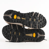 Slip-resistant Vibram sole on the Women's Danner Trail 2650 GTX Waterproof Hiking Shoe in Prairie Nubuck Leather