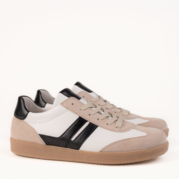 Women's Gabor City Lace-Up Sneaker in Desert Leather 63301 West