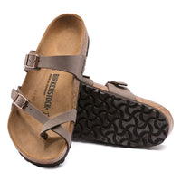 Birkenstock Mayari Sandal in Mocha Birkibuc 0071061 - 0071063