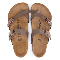 Birkenstock Mayari Sandal in Mocha Birkibuc 0071061 - 0071063