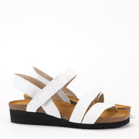 Women's Naot Kayla Sandal in White Leather