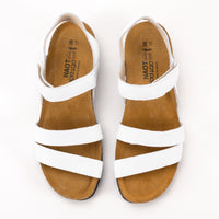 Women's Naot Kayla Sandal in White Leather
