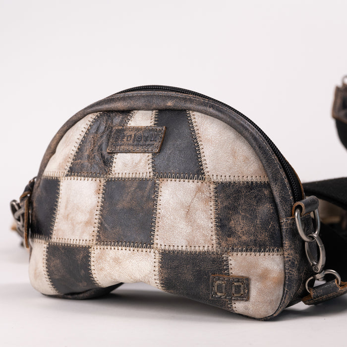 BED|STU Abundance Sling Handbag in Black Lux/Nectar Lux