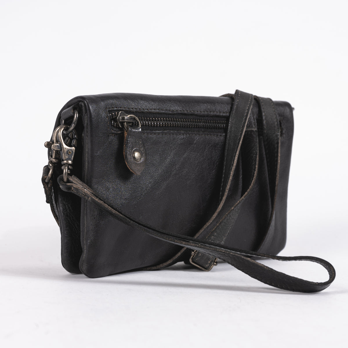 CADENCE BAG - BLACK - LEATHER