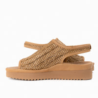 Women's L'Amour Des Pieds Ashwin Slingback Platform Sandal in Natural Raffia