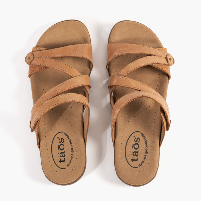 DOUBLE U - CARAMEL - LEATHER