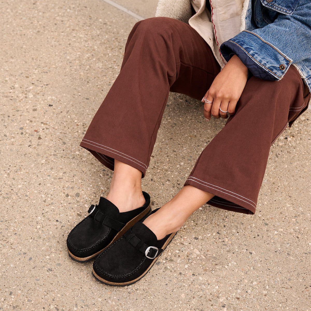 BUCKLEY - BLACK - SUEDE