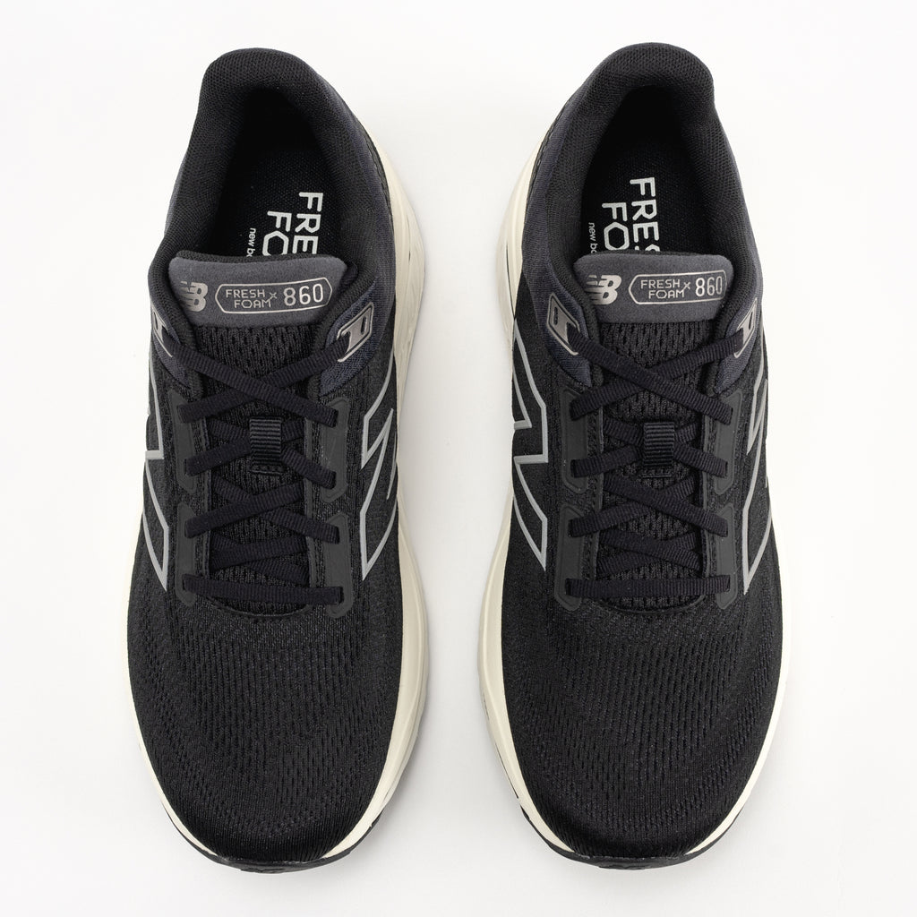 MEN'S NEW BALANCE 860 V14 STABILITY BLACK MESH – Plaza Shoe Store